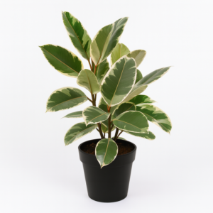 Variegated Rubber Plant